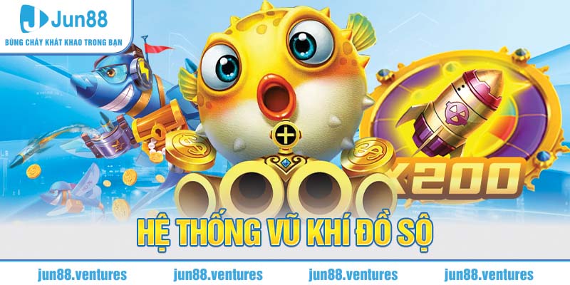 Hệ thống vũ khí đồ sộ