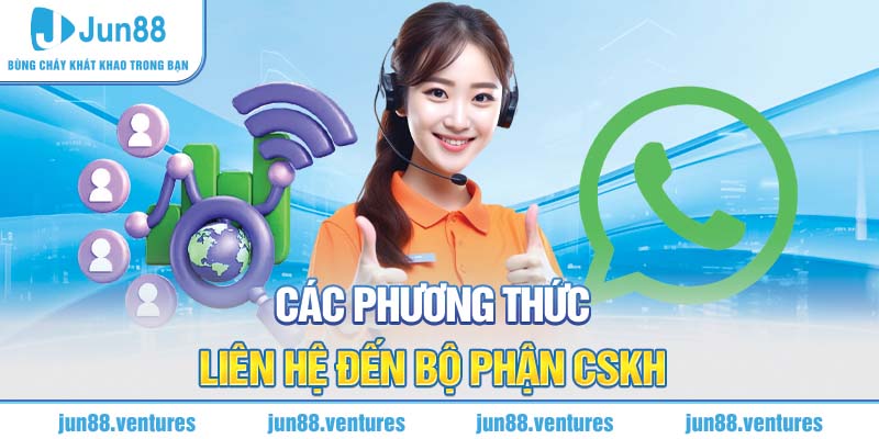 Các phương thức liên hệ đến bộ phận CSKH